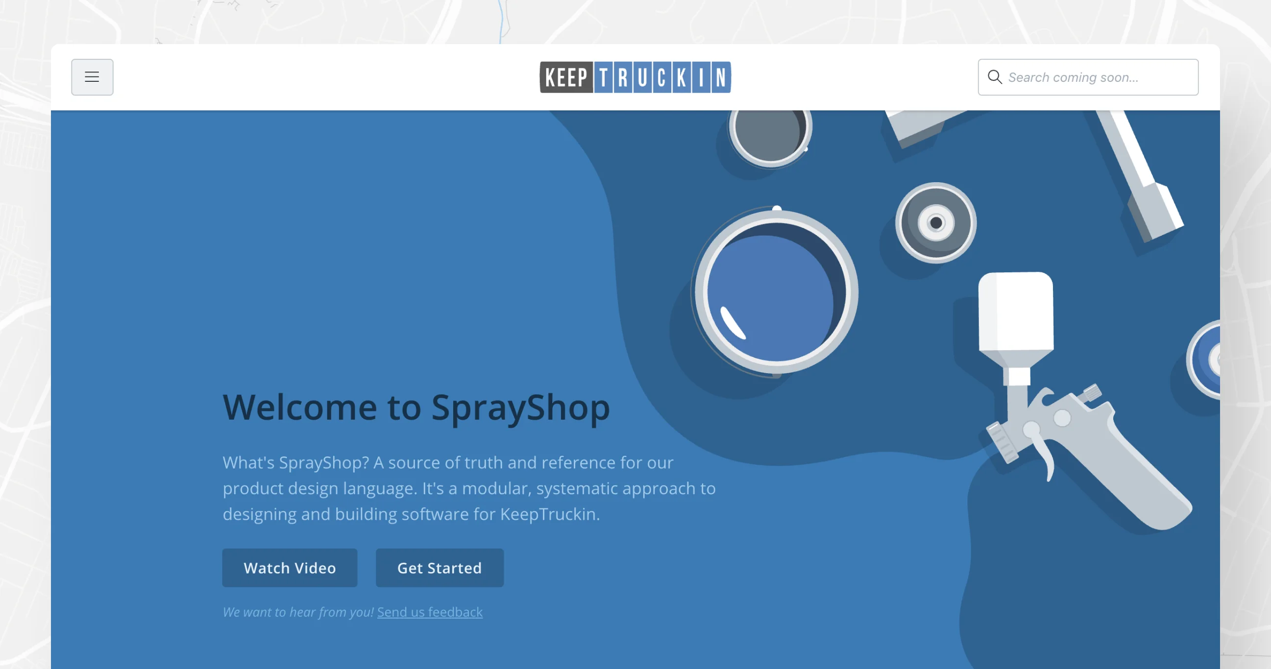 Sprayshop design system overview
