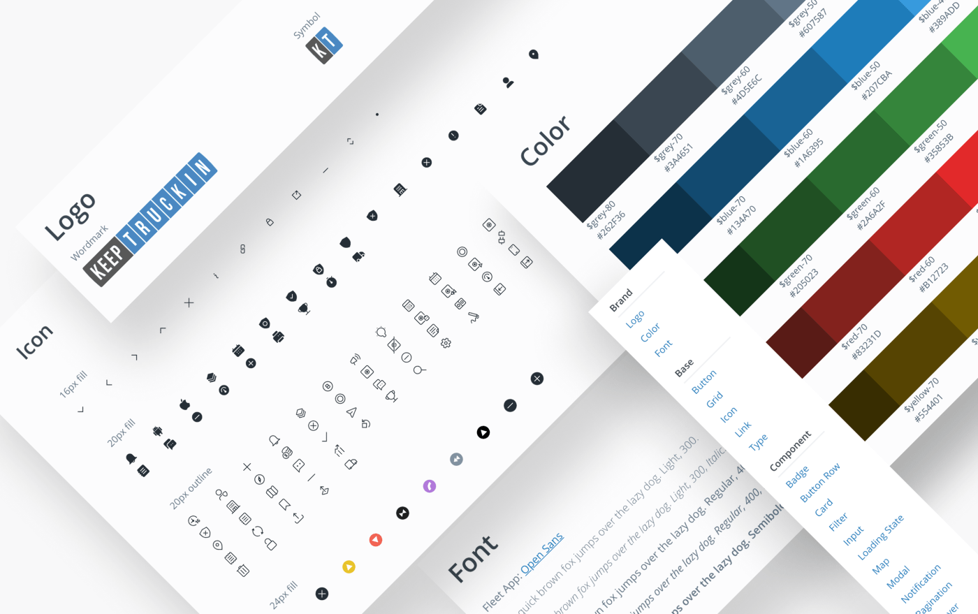 Sprayshop design system overview
